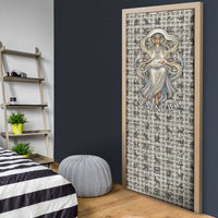 Renenutet Door Cover with Bread Ring and Eye of Horus in Egyptian Nourishment