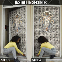 Renenutet Door Cover with Bread Ring and Eye of Horus in Egyptian Nourishment