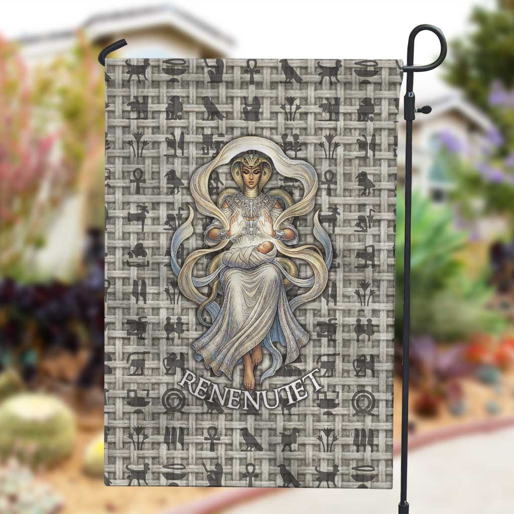 Renenutet Garden Flag with Bread Ring and Eye of Horus in Egyptian Nourishment