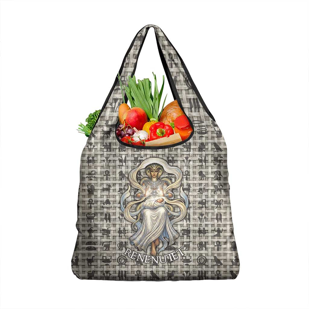 Renenutet Grocery Bag with Bread Ring and Eye of Horus in Egyptian Nourishment