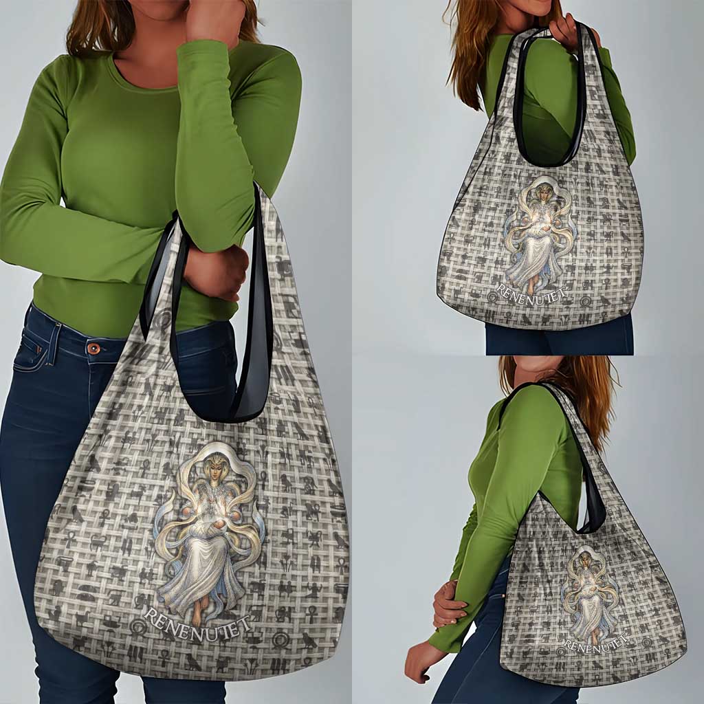 Renenutet Grocery Bag with Bread Ring and Eye of Horus in Egyptian Nourishment