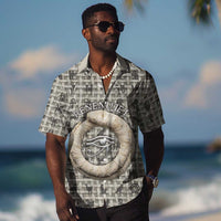 Renenutet Hawaiian Shirt with Bread Ring and Eye of Horus in Egyptian Nourishment