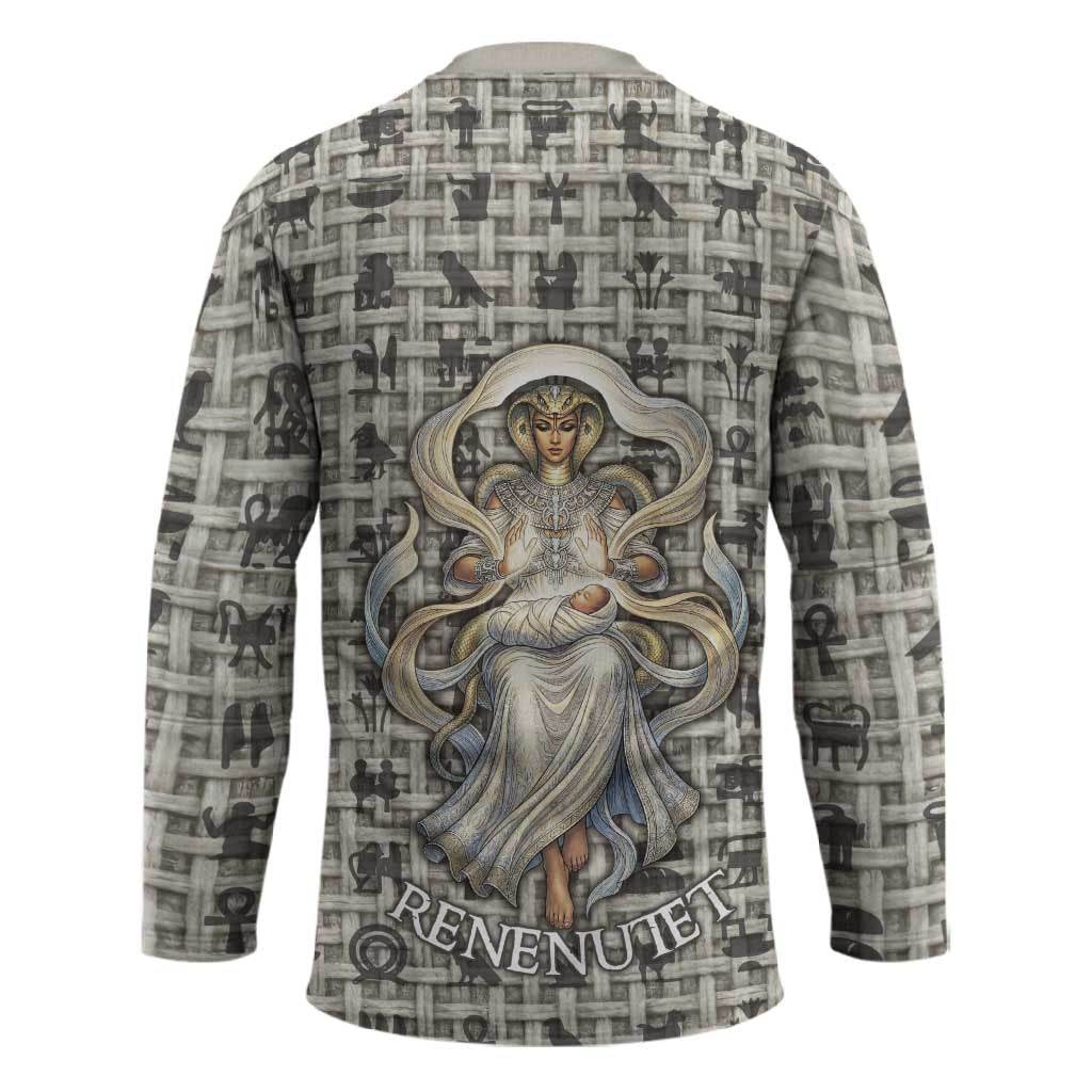 Renenutet Hockey Jersey with Bread Ring and Eye of Horus in Egyptian Nourishment