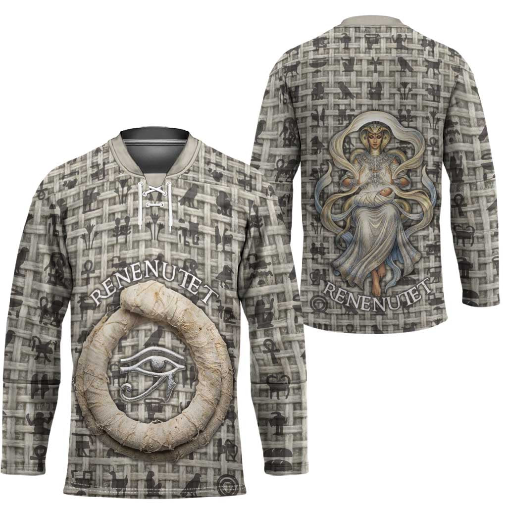 Renenutet Hockey Jersey with Bread Ring and Eye of Horus in Egyptian Nourishment