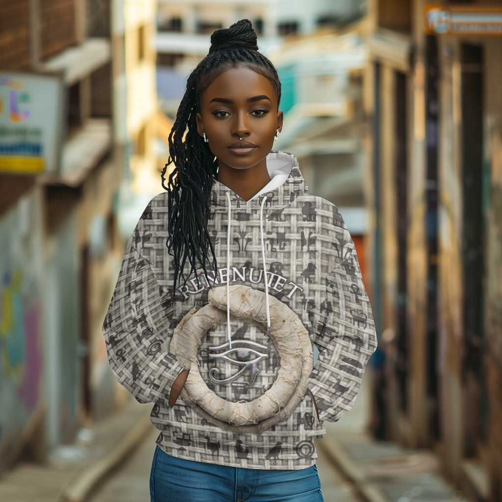 Renenutet Hoodie with Bread Ring and Eye of Horus in Egyptian Nourishment