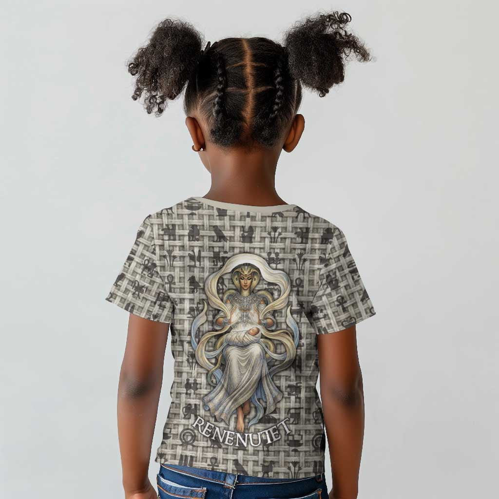 Renenutet Kid T shirt with Bread Ring and Eye of Horus in Egyptian Nourishment