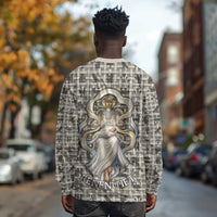 Renenutet Long Sleeve Shirt with Bread Ring and Eye of Horus in Egyptian Nourishment