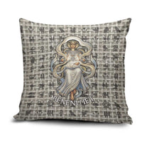 Renenutet Pillow Cover with Bread Ring and Eye of Horus in Egyptian Nourishment