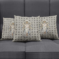 Renenutet Pillow Cover with Bread Ring and Eye of Horus in Egyptian Nourishment
