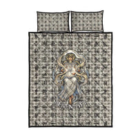 Renenutet Quilt Bed Set with Bread Ring and Eye of Horus in Egyptian Nourishment