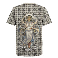 Renenutet Rugby Jersey with Bread Ring and Eye of Horus in Egyptian Nourishment