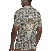 Renenutet Rugby Jersey with Bread Ring and Eye of Horus in Egyptian Nourishment