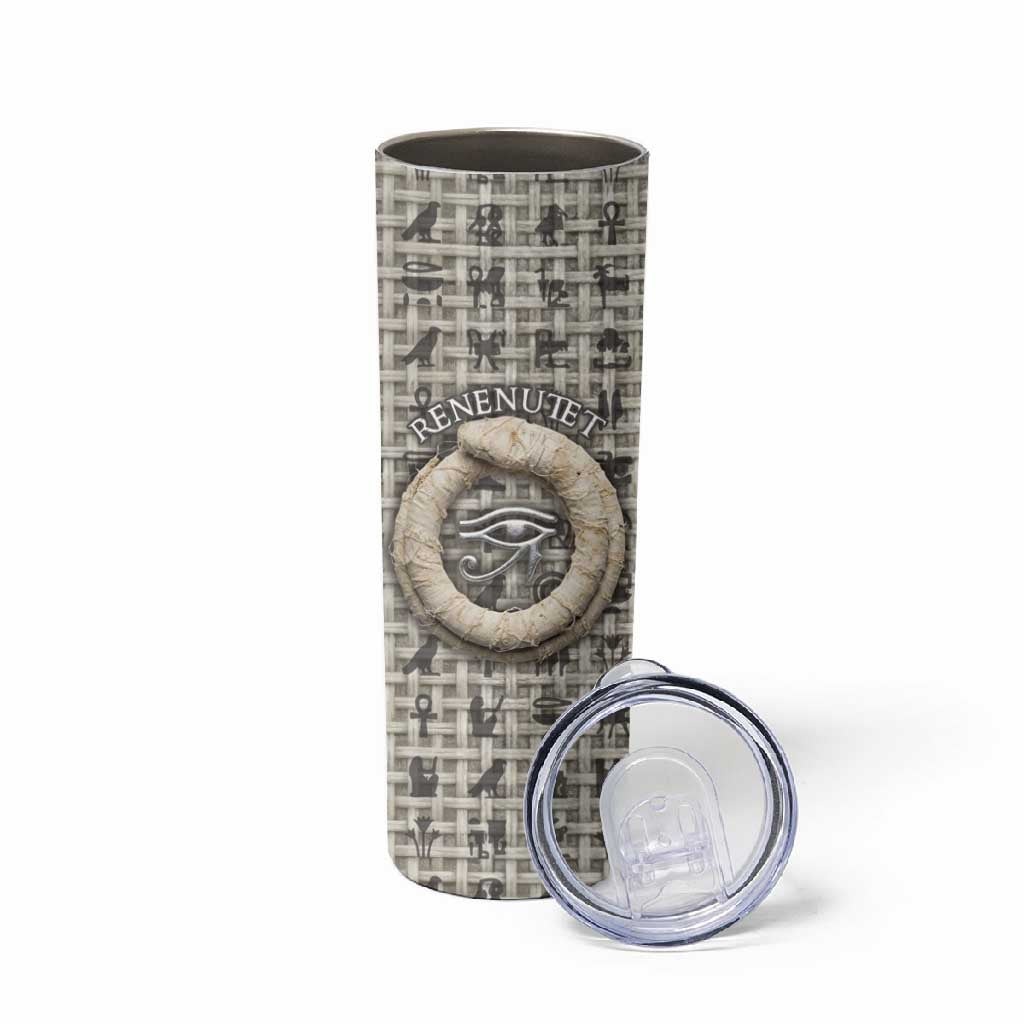Renenutet Skinny Tumbler with Bread Ring and Eye of Horus in Egyptian Nourishment