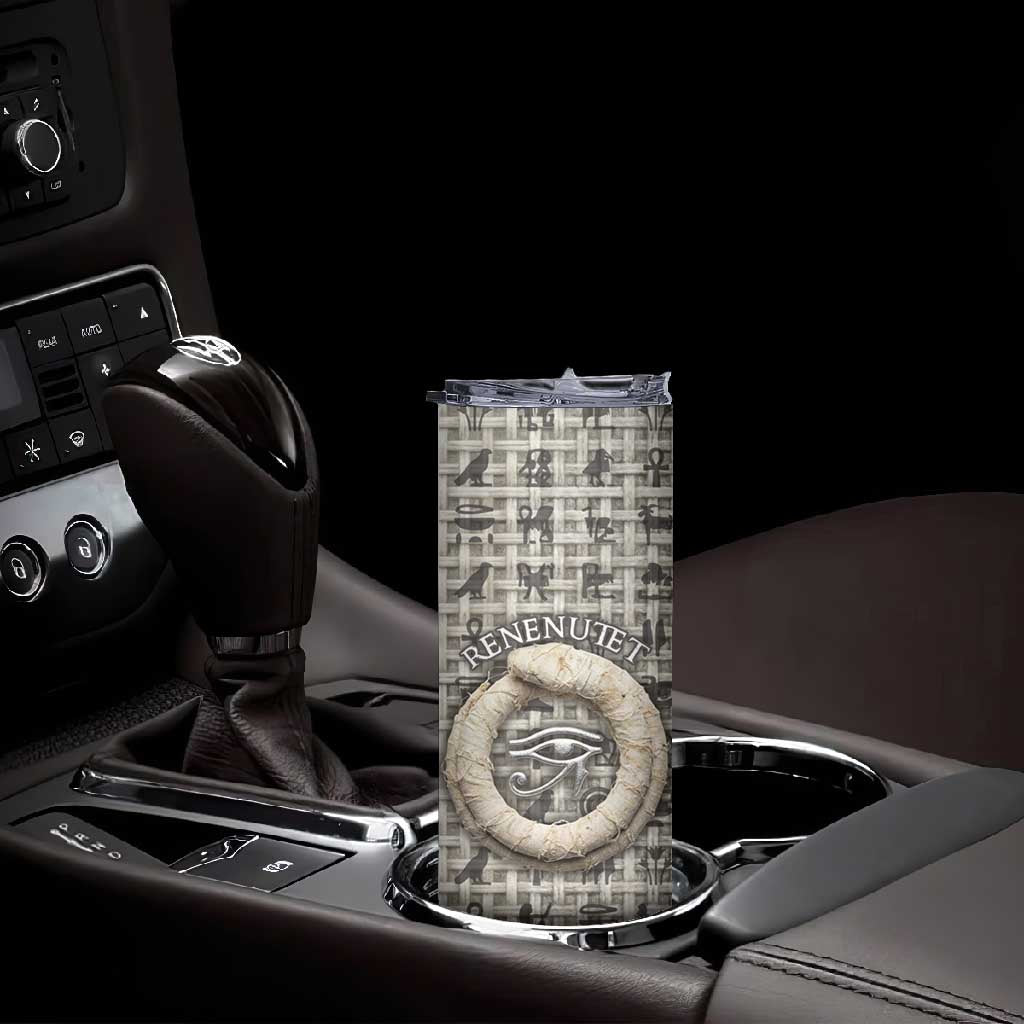 Renenutet Skinny Tumbler with Bread Ring and Eye of Horus in Egyptian Nourishment