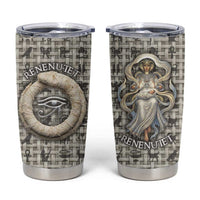 Renenutet Tumbler Cup with Bread Ring and Eye of Horus in Egyptian Nourishment