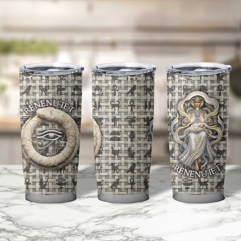 Renenutet Tumbler Cup with Bread Ring and Eye of Horus in Egyptian Nourishment