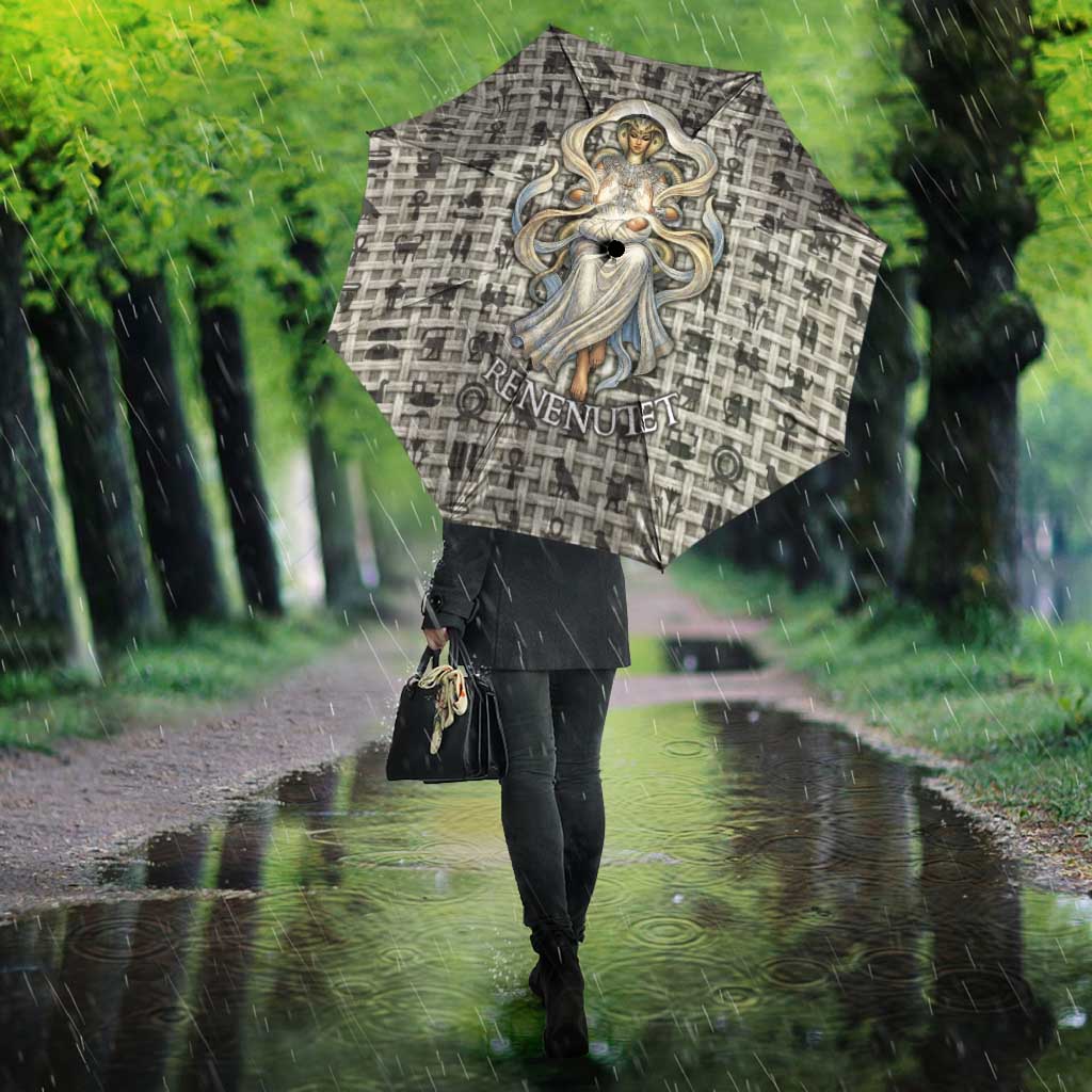 Renenutet Umbrella with Bread Ring and Eye of Horus in Egyptian Nourishment