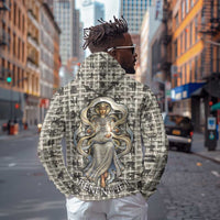 Renenutet Zip Hoodie with Bread Ring and Eye of Horus in Egyptian Nourishment