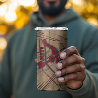 Satis 4 in 1 Can Cooler Tumbler with Fiery Bow and Arrow in Ancient Egyptian Warrior