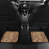 Satis Car Mats with Fiery Bow and Arrow in Ancient Egyptian Warrior