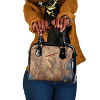 Satis Shoulder Handbag with Fiery Bow and Arrow in Ancient Egyptian Warrior