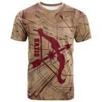 Satis T shirt with Fiery Bow and Arrow in Ancient Egyptian Warrior