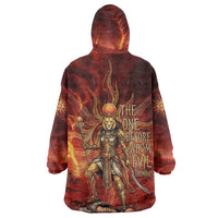 Sekhmet Kid Wearable Blanket Hoodie Egyptian Fiery Lioness Head and Ancient Warrior
