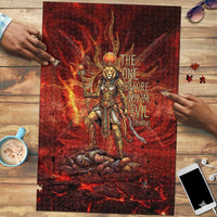 Sekhmet Puzzle Egyptian Fiery Lioness Head and Ancient Warrior