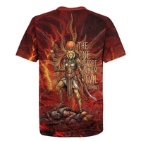 Sekhmet Rugby Jersey Egyptian Fiery Lioness Head and Ancient Warrior