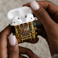 Sekhmet AirPods Case with Eye of Ra and Sacred Lion Symbol in Egyptian Healer