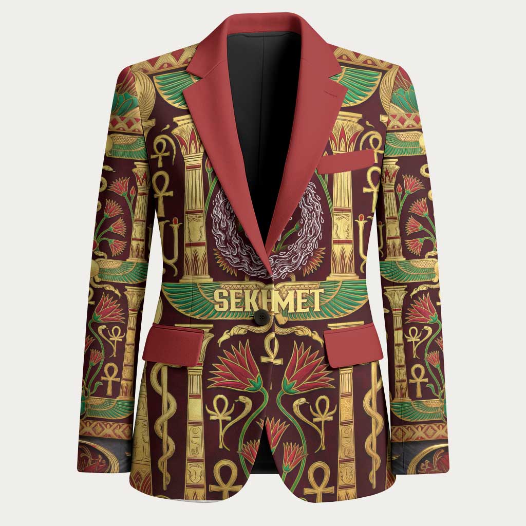 Sekhmet Blazer with Eye of Ra and Sacred Lion Symbol in Egyptian Healer