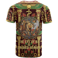 Sekhmet T shirt with Eye of Ra and Sacred Lion Symbol in Egyptian Healer
