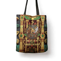 Sekhmet Tote Bag with Eye of Ra and Sacred Lion Symbol in Egyptian Healer