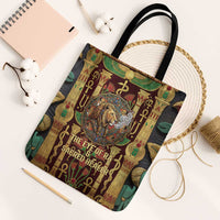 Sekhmet Tote Bag with Eye of Ra and Sacred Lion Symbol in Egyptian Healer