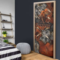 Menhit Egyptian Door Cover Warrior Goddess Fiery Lion Eye Arrows and Blood Battle