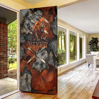Menhit Egyptian Door Cover Warrior Goddess Fiery Lion Eye Arrows and Blood Battle