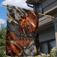 Menhit Egyptian Garden Flag Warrior Goddess Fiery Lion Eye Arrows and Blood Battle