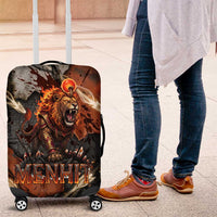 Menhit Egyptian Luggage Cover Warrior Goddess Fiery Lion Eye Arrows and Blood Battle