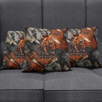 Menhit Egyptian Pillow Cover Warrior Goddess Fiery Lion Eye Arrows and Blood Battle