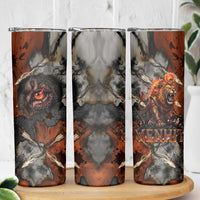 Menhit Egyptian Skinny Tumbler Warrior Goddess Fiery Lion Eye Arrows and Blood Battle