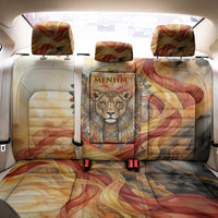 Menhit Back Car Seat Cover Lioness Warrior Goddess Uraeus Serpent Fire and Feathers Ancient Egyptian