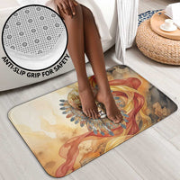 Menhit Bathroom Set Lioness Warrior Goddess Uraeus Serpent Fire and Feathers Ancient Egyptian