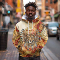 Menhit Hoodie Lioness Warrior Goddess Uraeus Serpent Fire and Feathers Ancient Egyptian