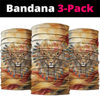 Menhit Neck Gaiter Lioness Warrior Goddess Uraeus Serpent Fire and Feathers Ancient Egyptian