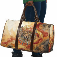 Menhit Travel Bag Lioness Warrior Goddess Uraeus Serpent Fire and Feathers Ancient Egyptian