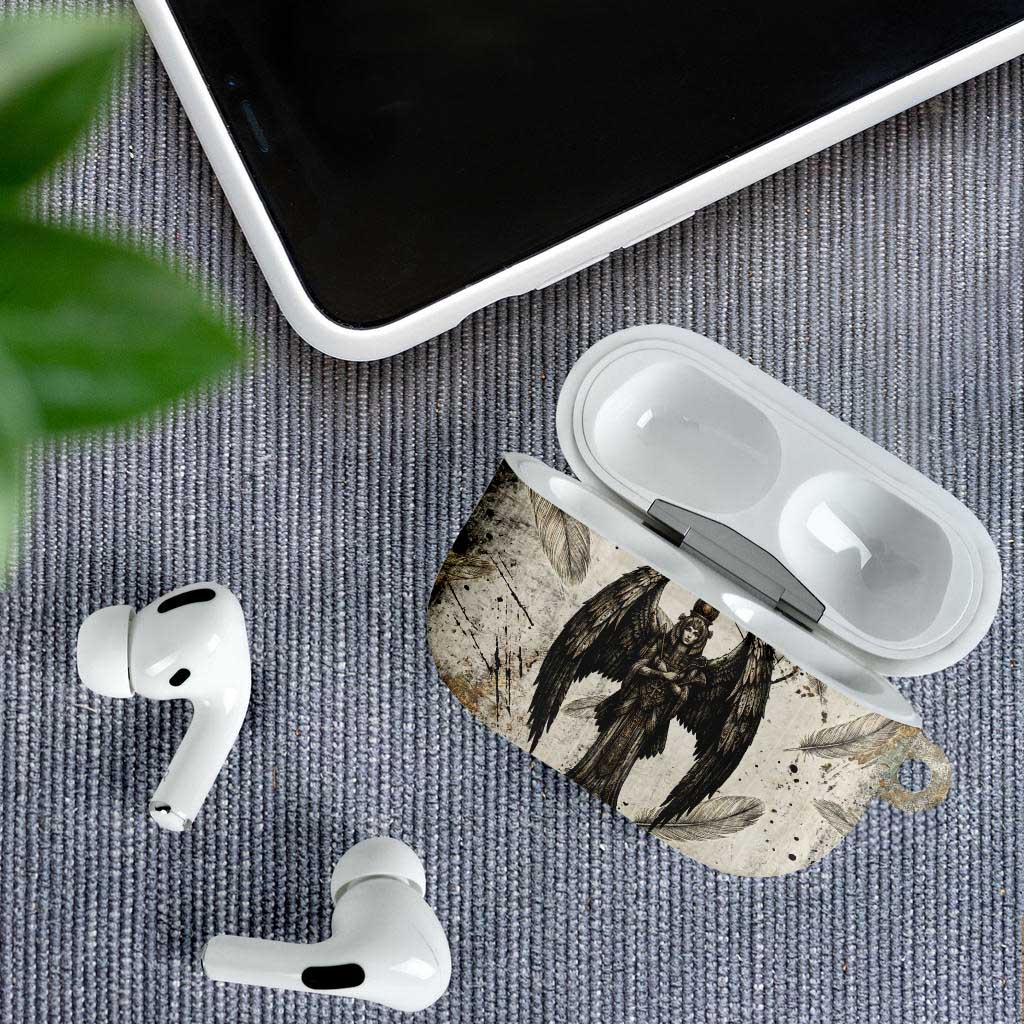 Mut AirPods Case Vulture Queen Egyptian Mother Goddess Wings Feathers