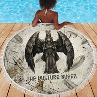 Mut Beach Blanket Vulture Queen Egyptian Mother Goddess Wings Feathers