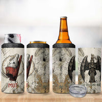 Mut 4 in 1 Can Cooler Tumbler Vulture Queen Egyptian Mother Goddess Wings Feathers