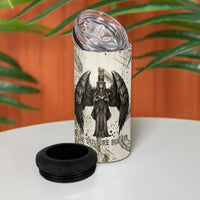 Mut 4 in 1 Can Cooler Tumbler Vulture Queen Egyptian Mother Goddess Wings Feathers