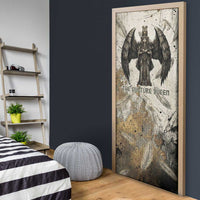 Mut Door Cover Vulture Queen Egyptian Mother Goddess Wings Feathers